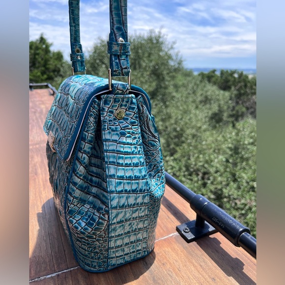 NWT Brahmin Margo MINERAL BLUE Melbourne - Picture 4 of 12